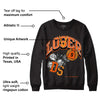 Brilliant Orange 12s DopeSkill Sweatshirt Loser Lover Graphic