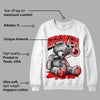 Cherry 12s DopeSkill Sweatshirt Sick Bear Graphic