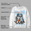 Dunk Low Futura University Blue DopeSkill Sweatshirt Real Lover Graphic