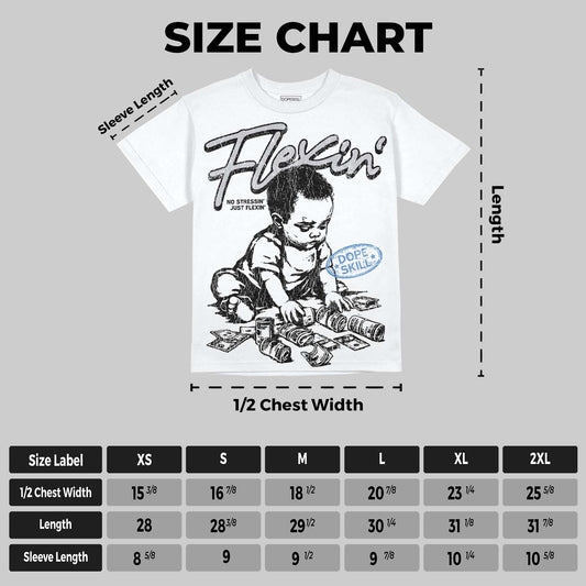 Cement Grey 11s DopeSkill Oversize Print T-Shirt Flexin' Graphic