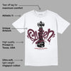 Burgundy 5s DopeSkill T-Shirt Queen Chess Graphic