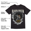 Black Cement 1s Low OG DopeSkill T-Shirt New Black Queen Graphic