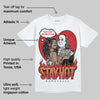 Red Cement 4S DopeSkill T-Shirt Stay Hot Graphic