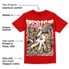 Red Collection DopeSkill Red T-shirt Resist Graphic