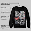 Black Metallic Reimagined 5s DopeSkill Sweatshirt Real Ones Move In Silence Graphic