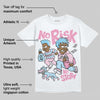 Paw Print Pink Foam 1s DopeSkill T-Shirt No Risk No Story Graphic