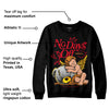 Red Thunder 4s DopeSkill Sweatshirt New No Days Off Graphic