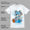 Dunk Low Futura University Blue DopeSkill T-Shirt Smile Through The Pain Graphic