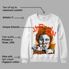 Orange Black White DopeSkill Sweatshirt Hold My Own Graphic