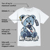 Diffused Blue Sail Grey White 1s DopeSkill T-Shirt Hurt Bear Graphic