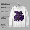 Field Purple 12s DopeSkill Sweatshirt Talk Is Chip Graphic