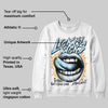 Knu Stack Vintage Satin Dream Blue DopeSkill Sweatshirt Lick My Kicks Graphic