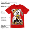 Red Collection DopeSkill Red T-shirt Hurt Bear Graphic