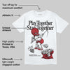 Fire Red “Black Tongue” 5s DopeSkill T-Shirt Play together, Stay together Graphic