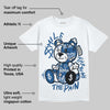 Storm Blue 1s 2025 DopeSkill T-Shirt Smile Through The Pain Graphic