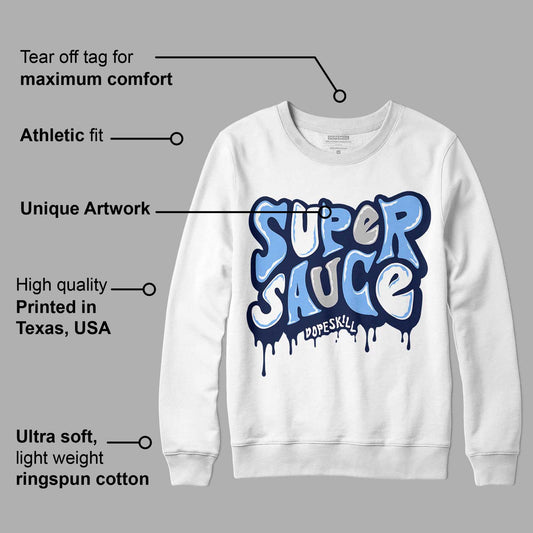 Midnight Navy 5s DopeSkill Sweatshirt Super Sauce Graphic