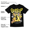Yellow Snakeskin 11s DopeSkill T-Shirt Money Bag Coming Up Graphic