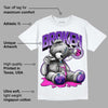 Dunk Purple Championship Court White DopeSkill T-Shirt Sick Bear Graphic