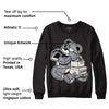 Black Cement 1s Low OG DopeSkill Sweatshirt Bear Steals Sneaker Graphic