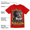 Red Collection DopeSkill Red T-shirt Black King Graphic