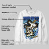Royal Blue 'Drip or Die' DopeSkill Graphic Sweatshirt