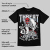 Black Metallic Reimagined 5s DopeSkill T-Shirt Threat Graphic