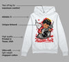 Fire Red 3s DopeSkill Hoodie Sweatshirt Heaven Sent Graphic