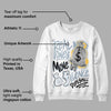 Blue Grey 13s DopeSkill Sweatshirt Real Ones Move In Silence Graphic