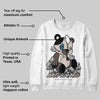 Samba OG White Black Clear Granite 1s DopeSkill Sweatshirt MOMM Bear Graphic