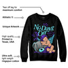 Aqua 6s DopeSkill Sweatshirt New No Days Off Graphic