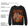 Brilliant Orange 12s DopeSkill Sweatshirt Queen Of Hustle Graphic