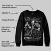 Black Cat 4s DopeSkill Sweatshirt Broken Bones Graphic
