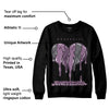 Mauve Off-Noir 2s DopeSkill Sweatshirt Juneteenth Heart Graphic