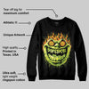 Neon Green Collection DopeSkill Sweatshirt Hellfire Graphic