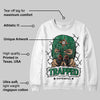 Green Collection DopeSkill Sweatshirt New Trapped Graphic