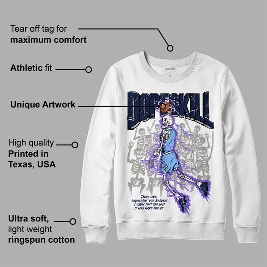 Georgetown 5s DopeSkill Sweatshirt Thunder Dunk Graphic