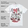 Fire Red “Black Tongue” 5s DopeSkill T-Shirt Real Y2K Players Graphic