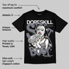 Leather Curb Sneakers White Anthracite DopeSkill T-Shirt Stay It Busy Graphic