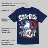 Midnight Navy 1s DopeSkill Navy T-shirt Stay Busy Graphic