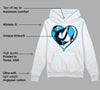 University Blue Toe 1s DopeSkill Hoodie Sweatshirt Heart AJ 1 Graphic