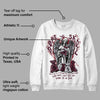 Burgundy 5s DopeSkill Sweatshirt Angels Graphic