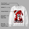 Red Cement 4S DopeSkill Sweatshirt Hurt Bear Graphic