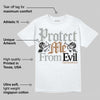 1906R ‘White Gold’ DopeSkill T-Shirt Protect Me From Evil Graphic