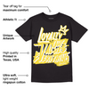 Yellow Snakeskin 11s DopeSkill T-Shirt LOVE Graphic