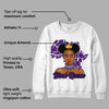 Field Purple 12s DopeSkill Sweatshirt Black Queen Graphic