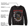 Black Cement 2s DopeSkill Sweatshirt New Black Queen Graphic