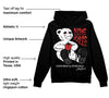 "Black/White" 1s DopeSkill Hoodie Sweatshirt Love Kills Graphic
