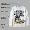 Blue Grey 13s DopeSkill Sweatshirt Sick Bear Graphic