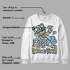 Blue Grey 13s DopeSkill Sweatshirt Born To Be Rich Graphic