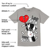 Grey Collection DopeSkill Grey T-shirt Love Sick Graphic